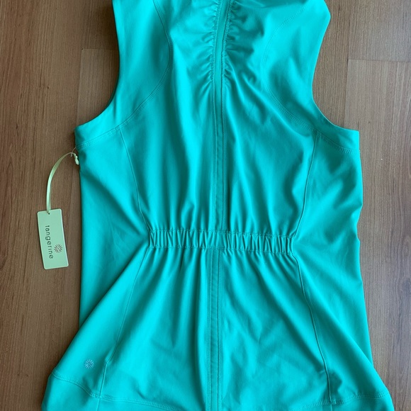 Tangerine Hooded Vest - Picture 2 of 5